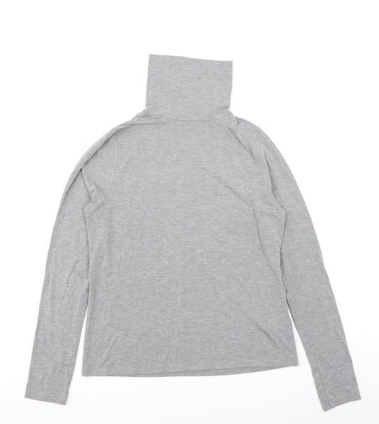 Topshop Womens Grey   Basic T-Shirt Size 14
