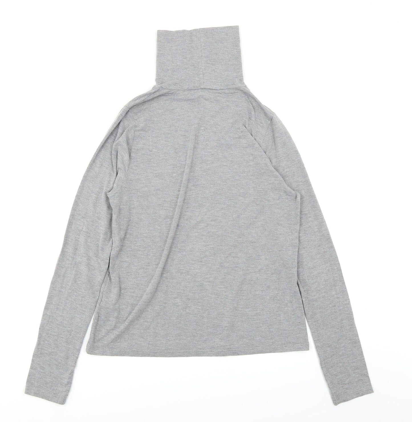 Topshop Womens Grey   Basic T-Shirt Size 14