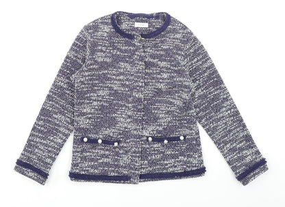 Preloved NEXT Girls Blue   Jacket  Size 5 Years - Front