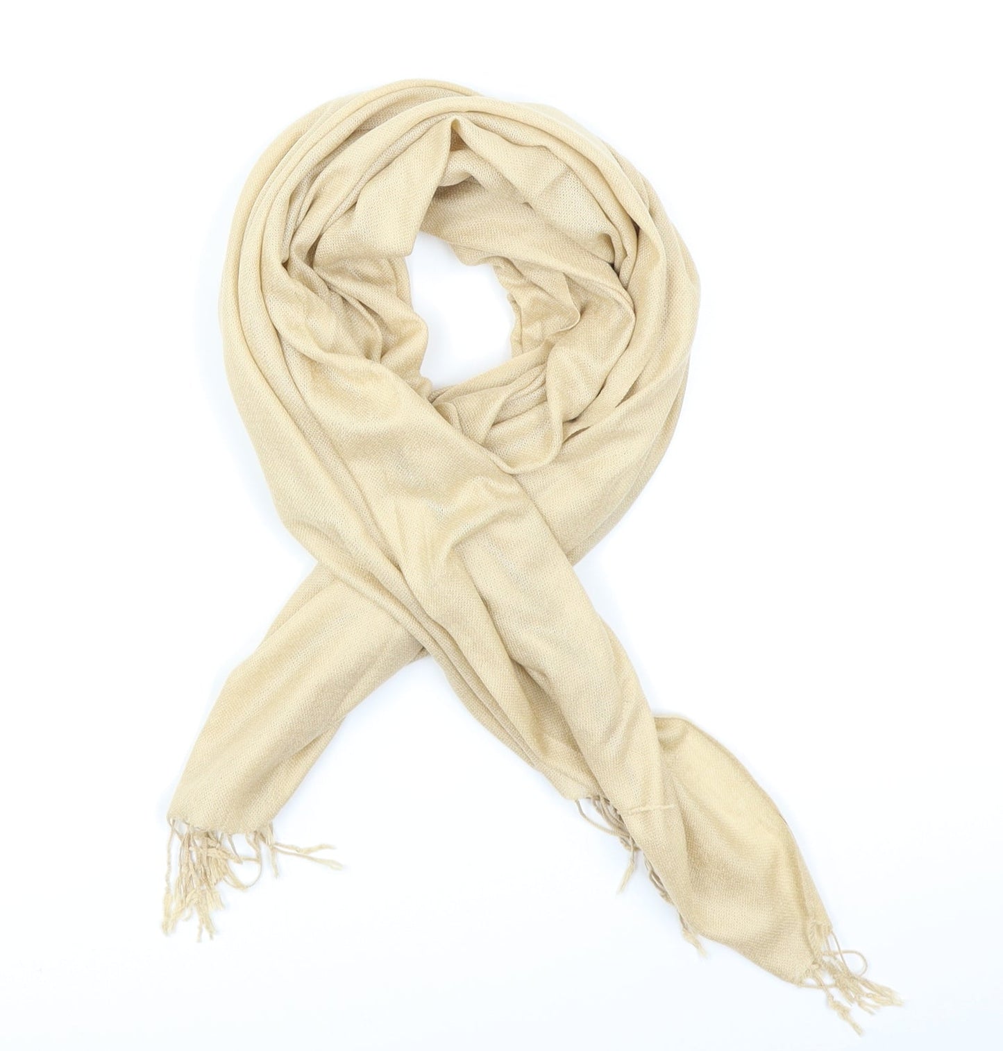 Preworn Womens Beige    Scarf
