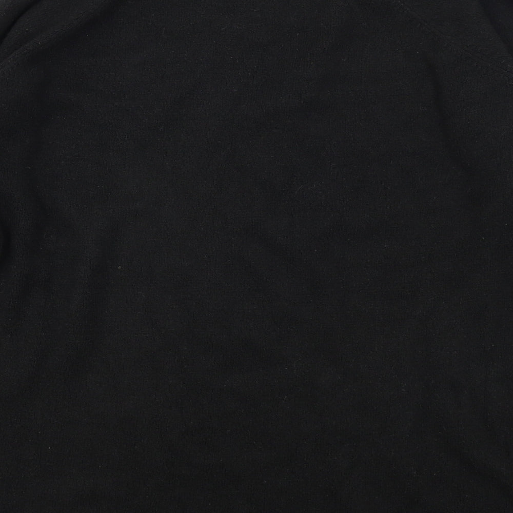 Peacocks Womens Black  Knit Pullover Jumper Size L