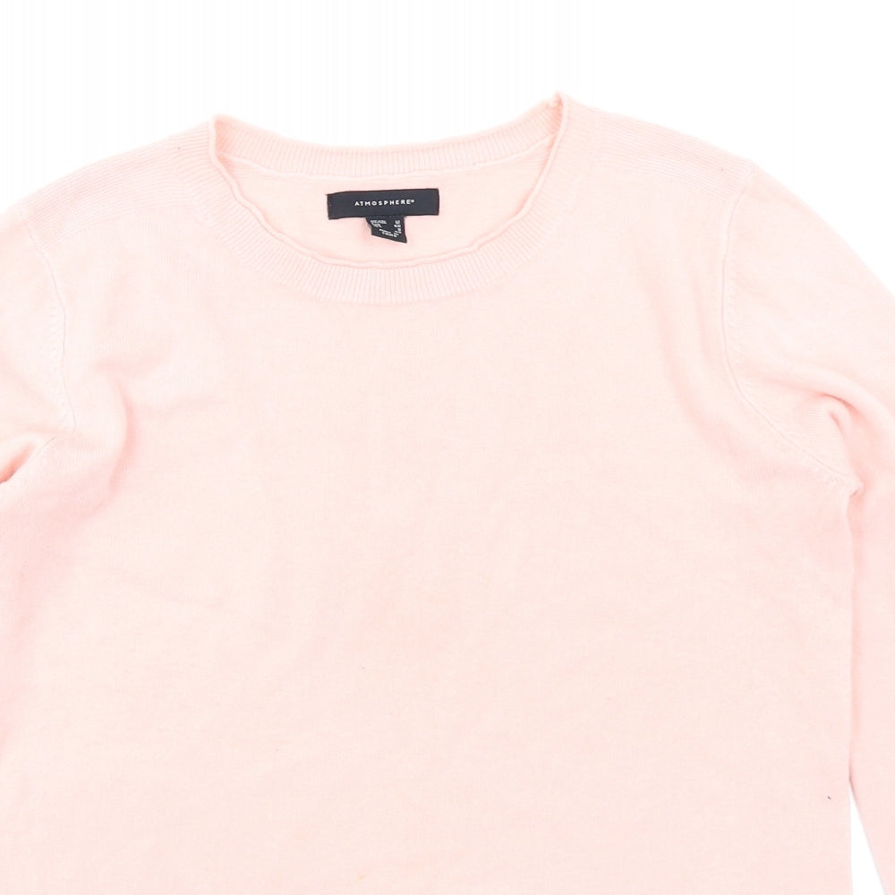 Atmosphere Womens Pink  Knit Pullover Jumper Size 12