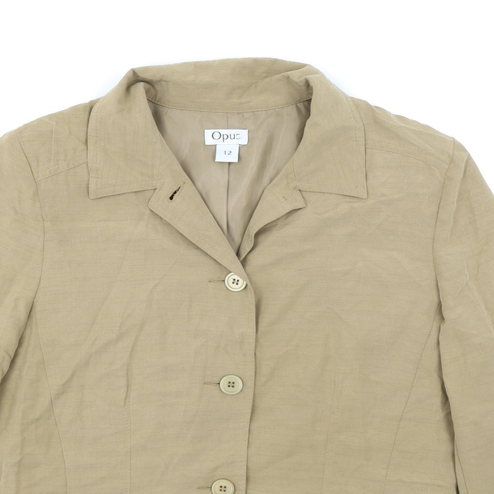 OPUS Womens Brown   Jacket Blazer Size 12