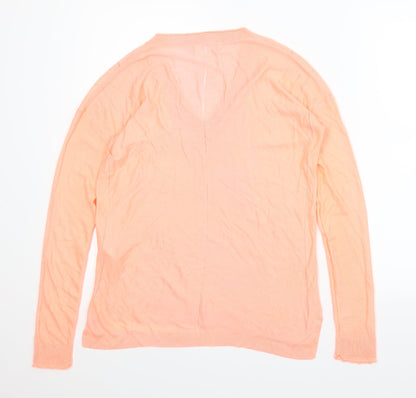 Preloved NEXT Womens Orange   Pullover Jumper Size 12 - Back