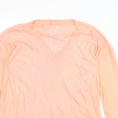 Preloved NEXT Womens Orange   Pullover Jumper Size 12 - Detail