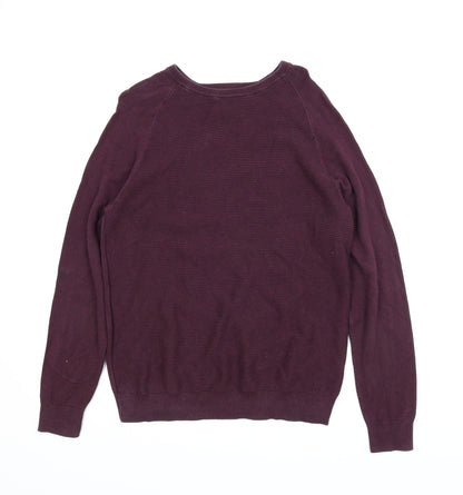 Preloved TU Mens Purple   Pullover Jumper Size M - Front
