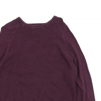 Preloved TU Mens Purple   Pullover Jumper Size M - Detail