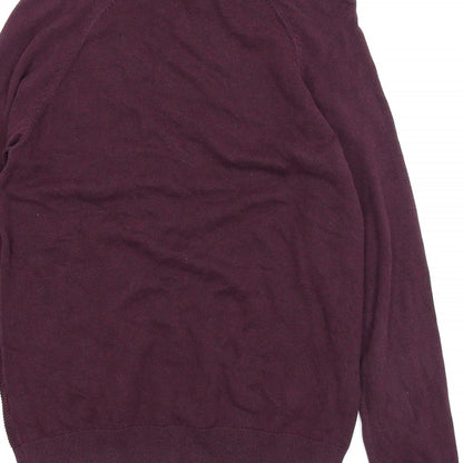 Preloved TU Mens Purple   Pullover Jumper Size M - Label