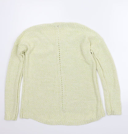 Preloved M&S Womens Yellow   Pullover Jumper Size 8 - Back