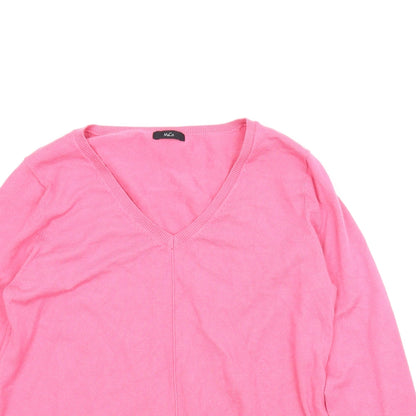 Preloved M&Co Womens Pink   Pullover Jumper Size 18 - Detail
