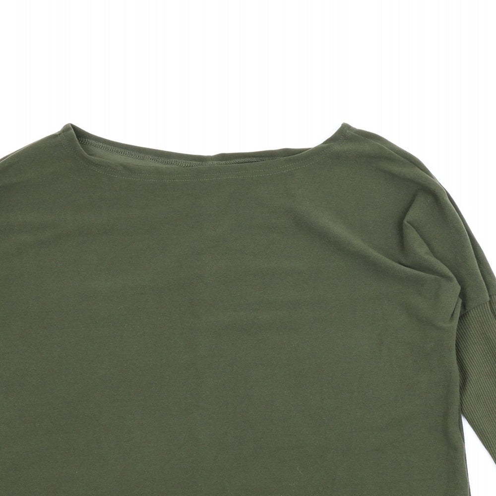 Preworn Womens Green   Basic Blouse Size L