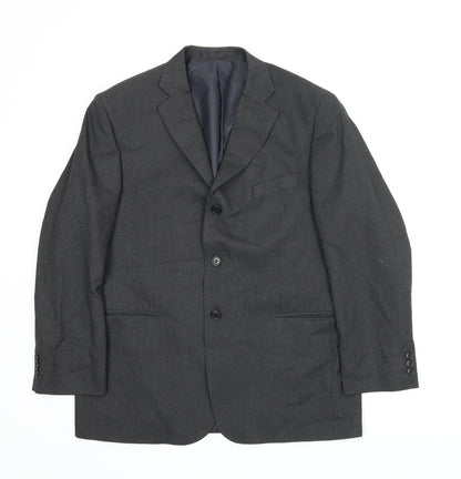 Preloved Impressions Mens Grey   Jacket Suit Jacket Size 42 - Front