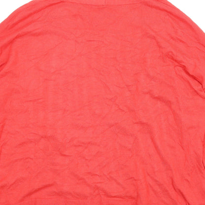 Preloved Intuition Womens Red   Cardigan Jumper Size XL - Label