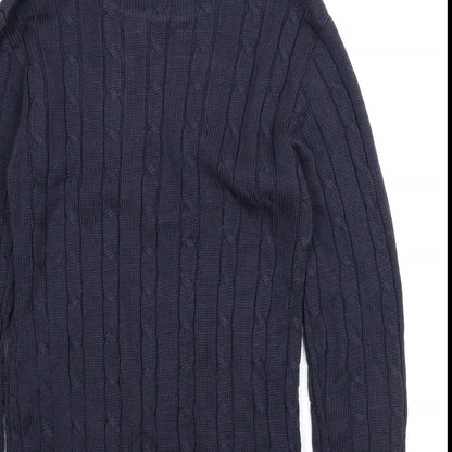 Preloved Focus Mens Blue   Pullover Jumper Size S - Label