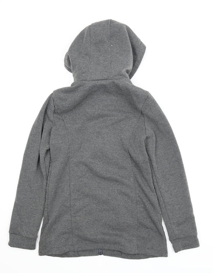 Preloved Network Womens Grey   Full Zip Jumper Size 8 - Back