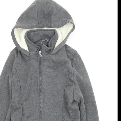 Preloved Network Womens Grey   Full Zip Jumper Size 8 - Detail