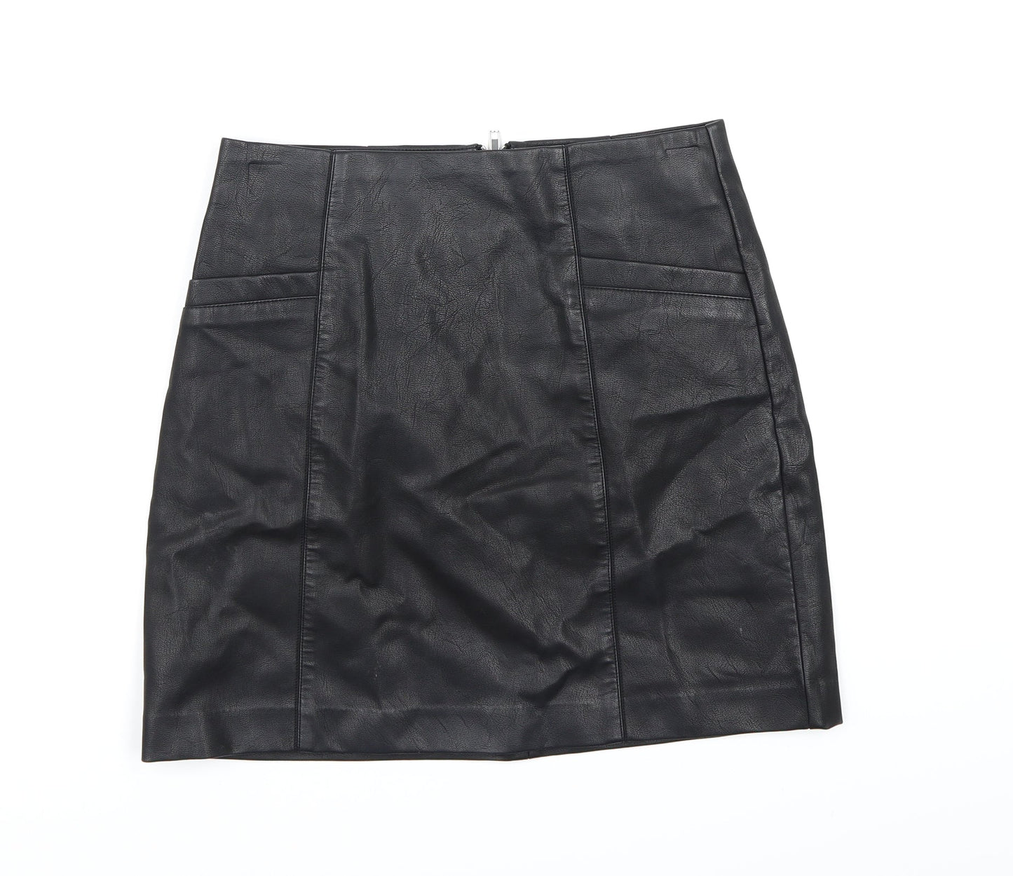 New Look Womens Black   A-Line Skirt Size 8