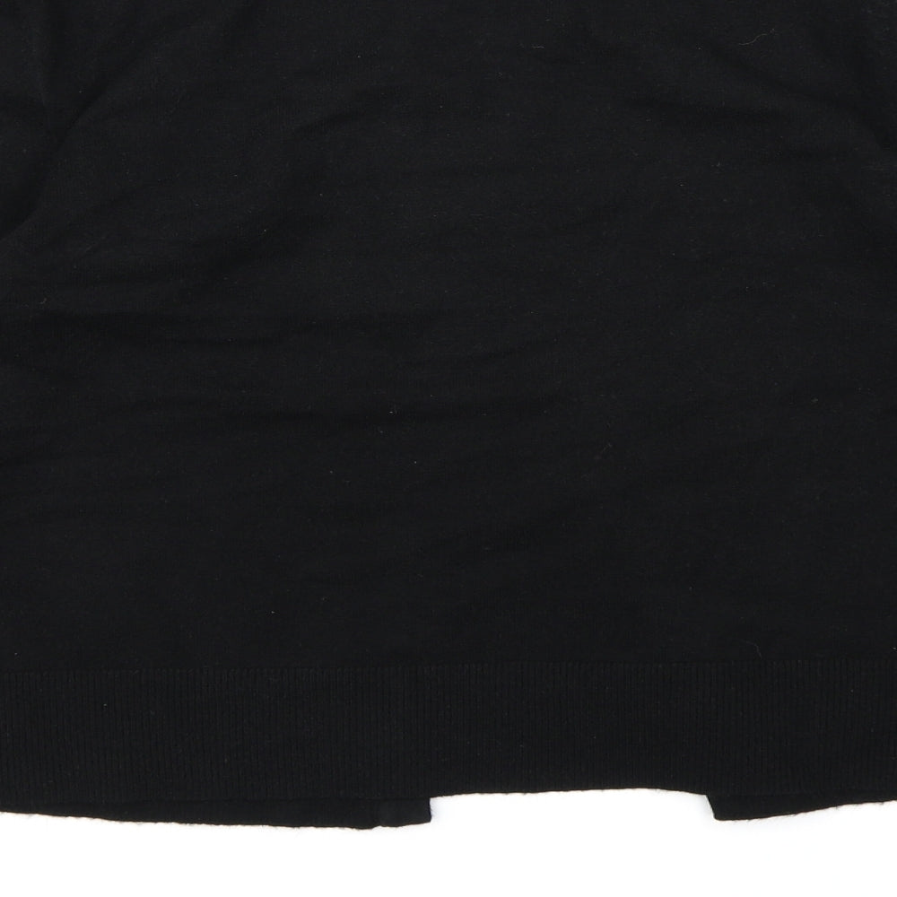 David Emmanuel Womens Black  Knit Cardigan Jumper Size S