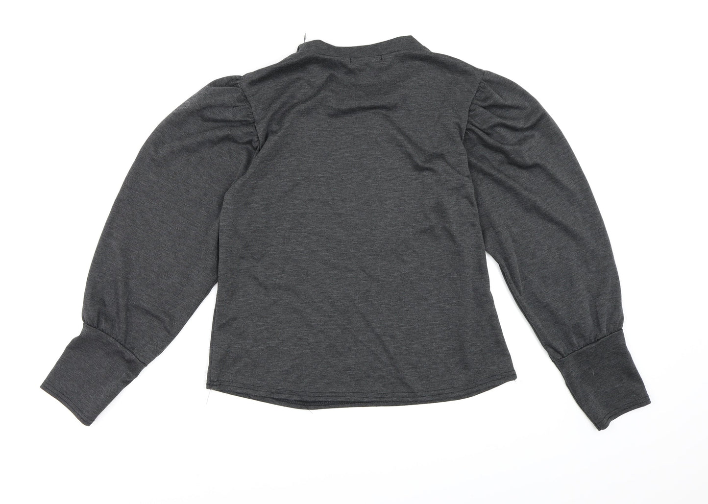 kaaya Womens Grey   Pullover Sweatshirt Size M