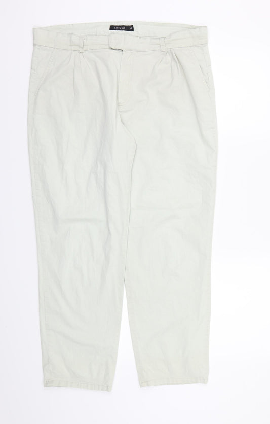 Lindex Womens Ivory   Trousers  Size 14 L26 in