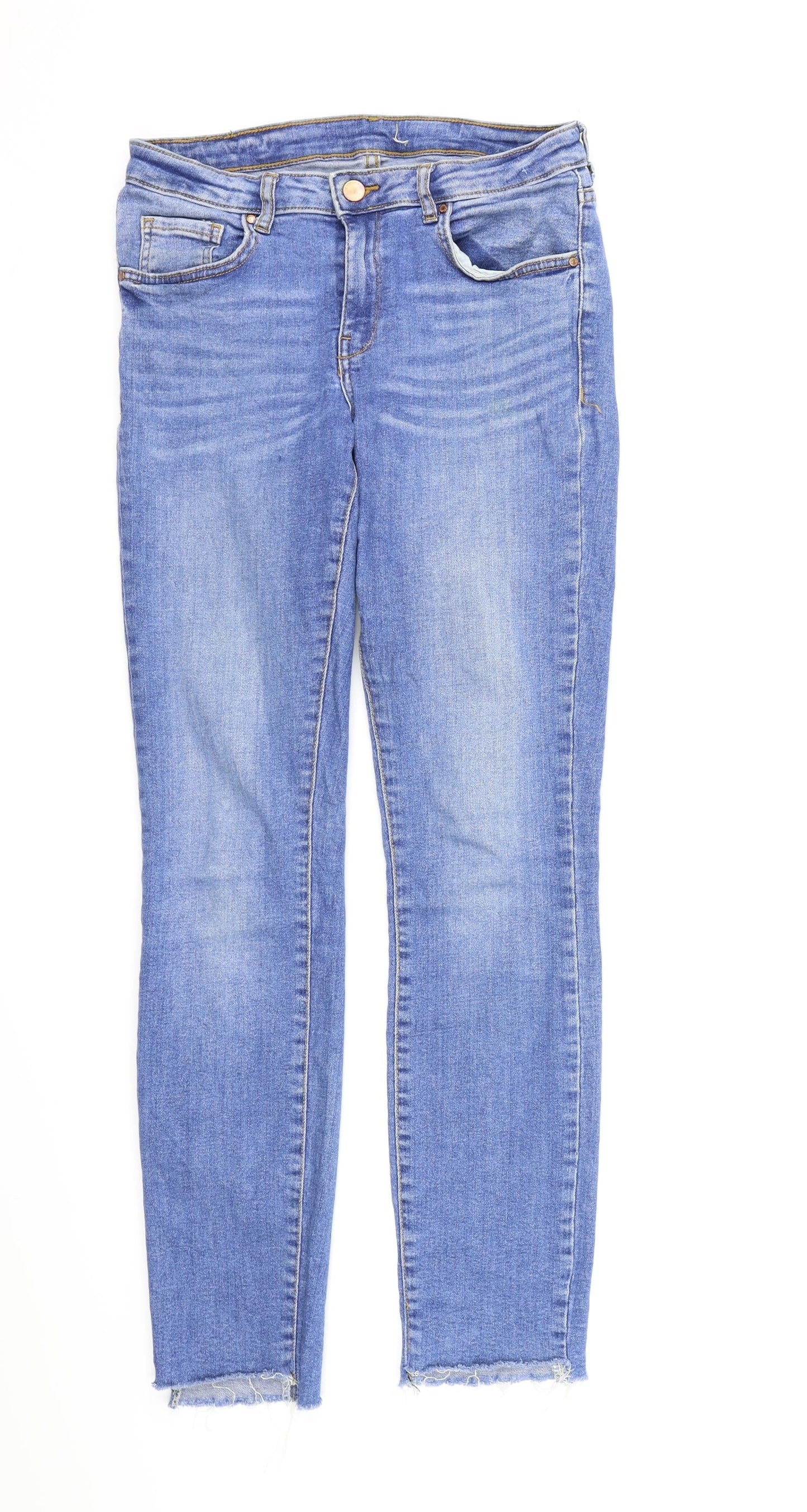 Ginatricot Womens Black  Denim Skinny Jeans Size 12 L28 in