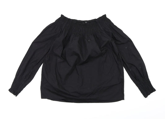 Zara Womens Black   Basic Blouse Size XS