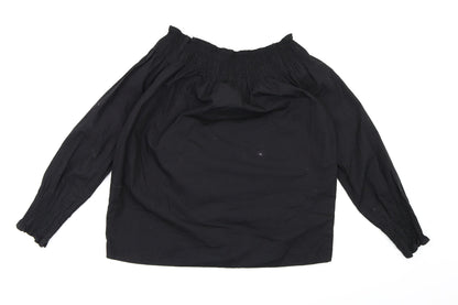 Preloved Zara Womens Black   Basic Blouse Size XS - Back