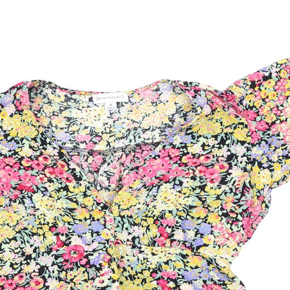 Preloved Warehouse Womens Multicoloured Floral  Basic Blouse Size 8 - Detail