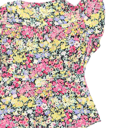 Preloved Warehouse Womens Multicoloured Floral  Basic Blouse Size 8 - Label