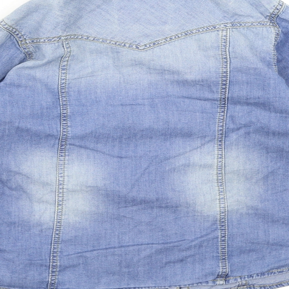 NEXT Boys Blue  Denim Basic Button-Up Size 4 Years