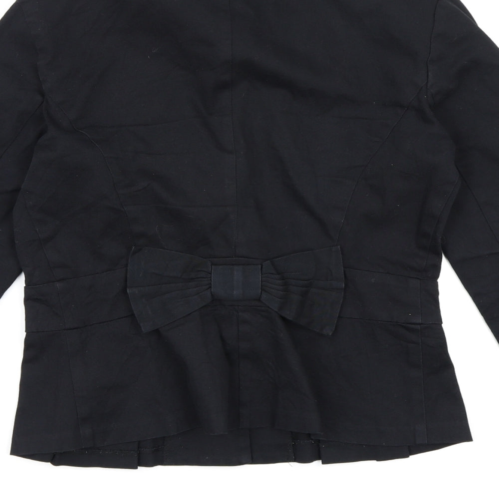 Lux Womens Black   Jacket Blazer Size L