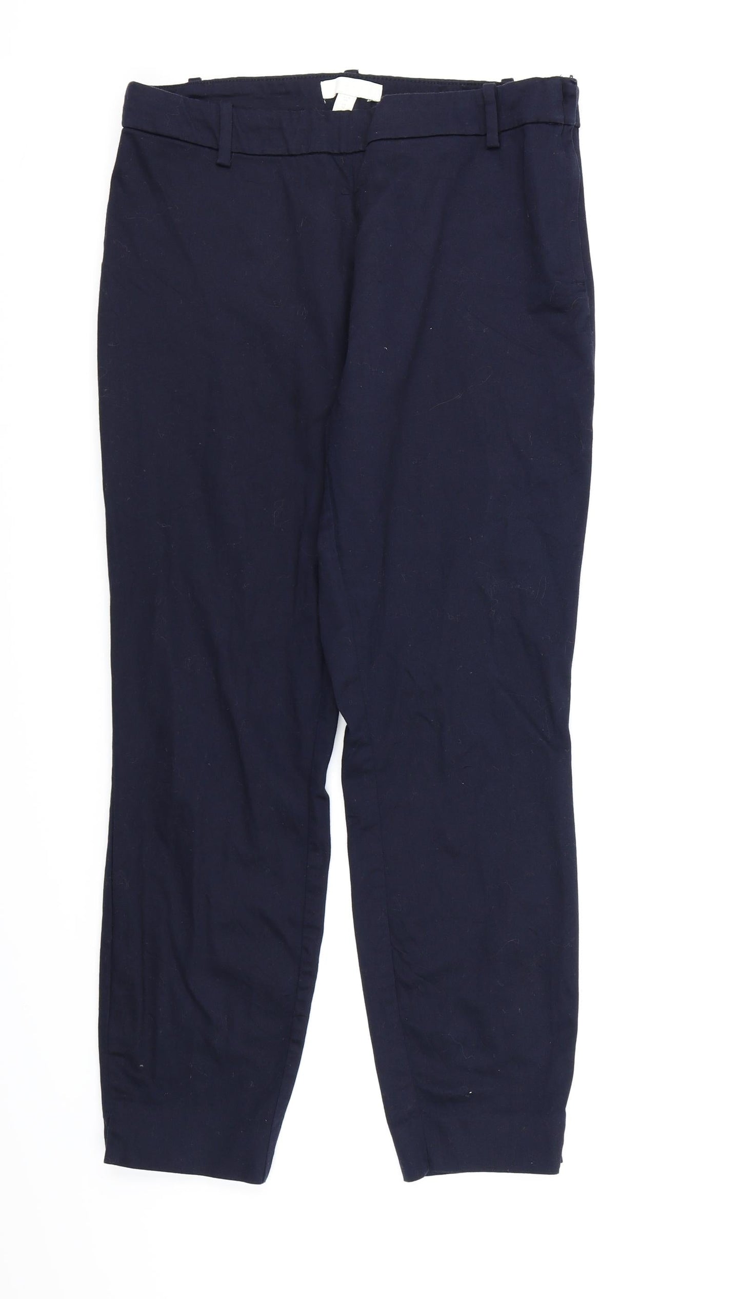 H&M Womens Blue   Trousers  Size 12 L26 in