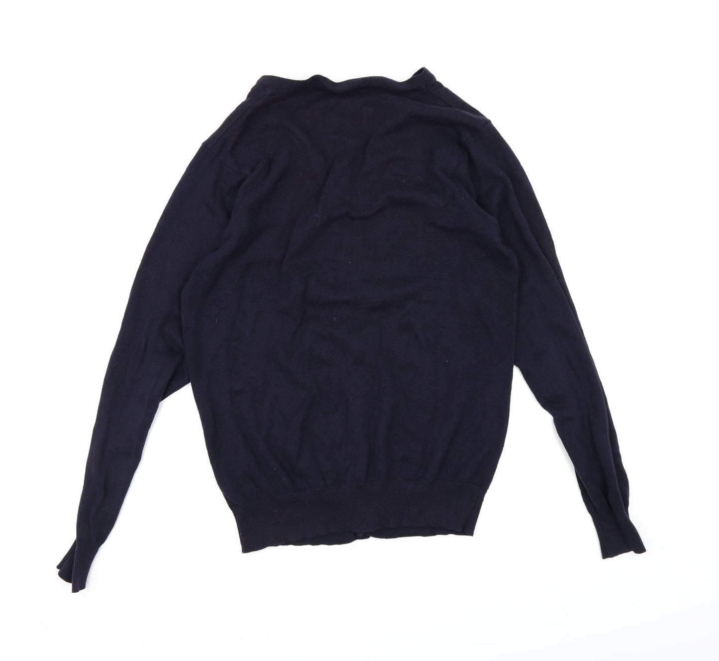 Cedar Wood State Mens Blue  Knit Cardigan Jumper Size M