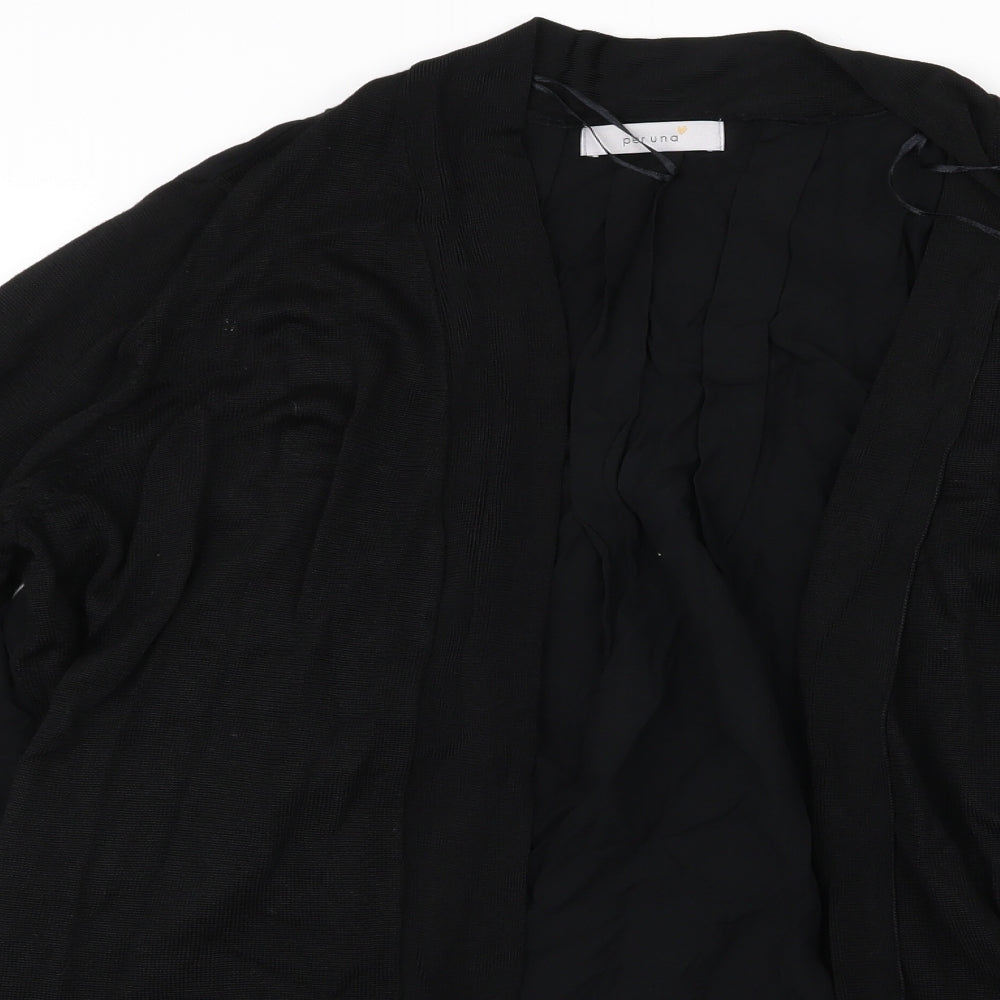 Per Una Womens Black   Cardigan Jumper Size L