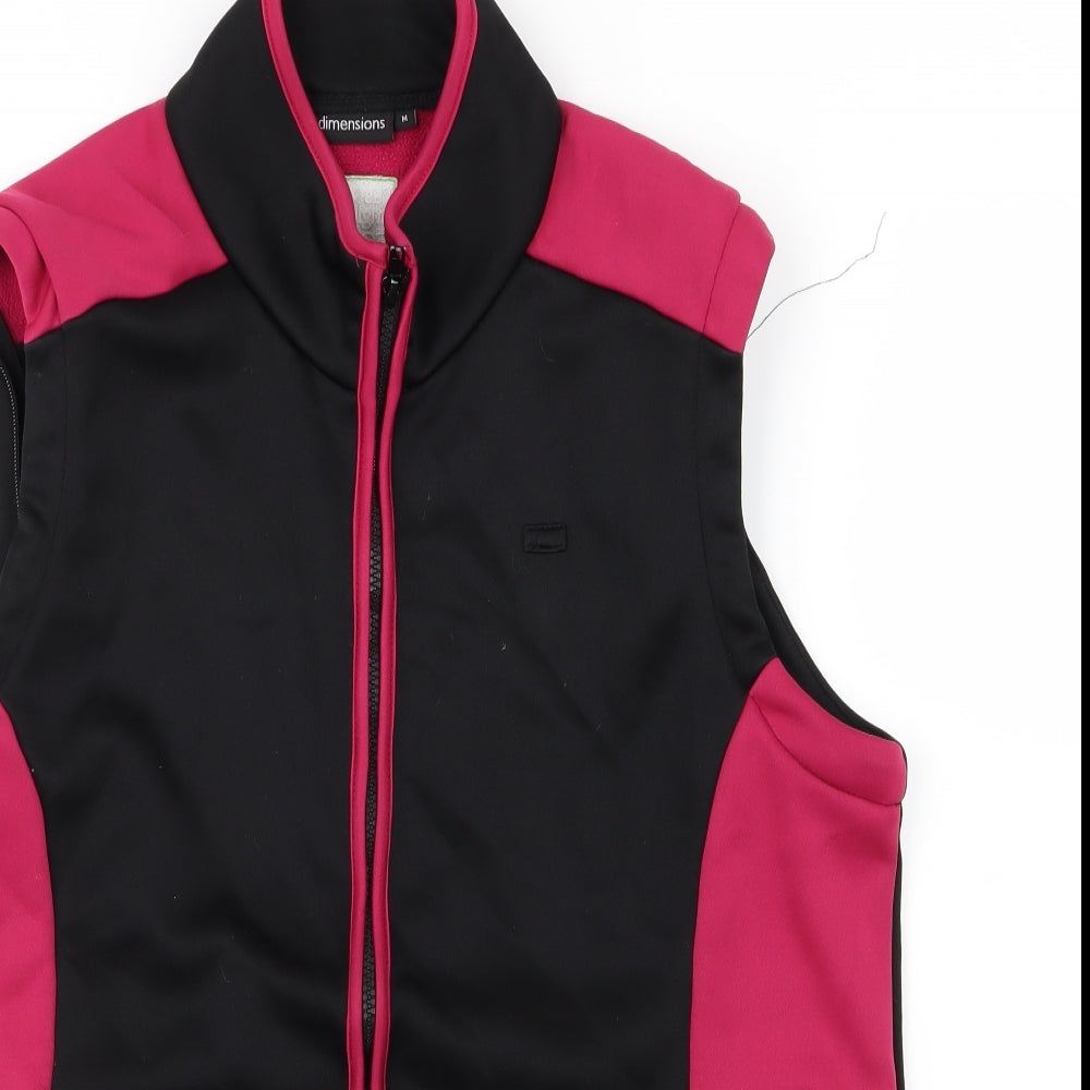 Dimensions Womens Black   Gilet Jacket Size M