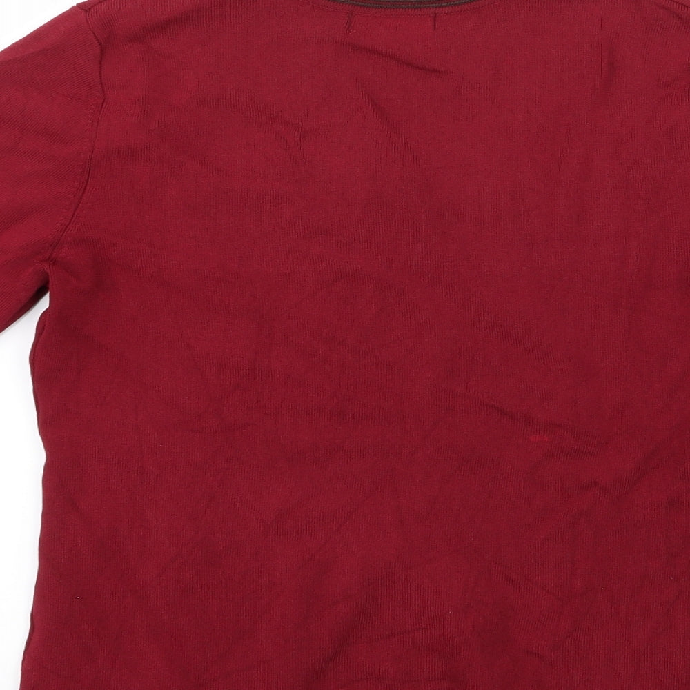 Berkertex Womens Red   Basic Blouse Size 14