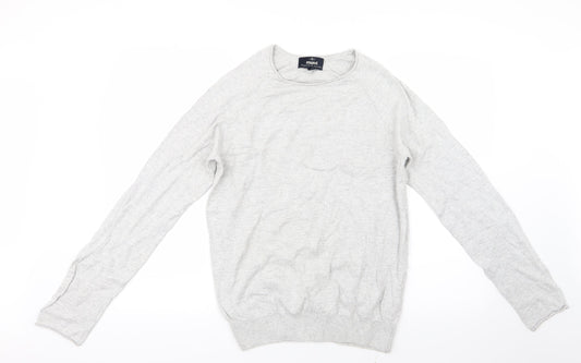 Mavi Mens Grey  Knit Pullover Jumper Size M
