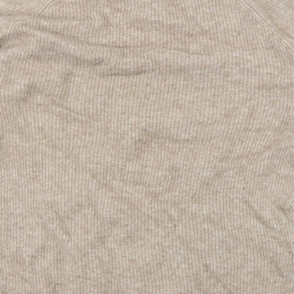 Preloved NEXT Womens Beige  Knit Pullover Jumper Size S - Label