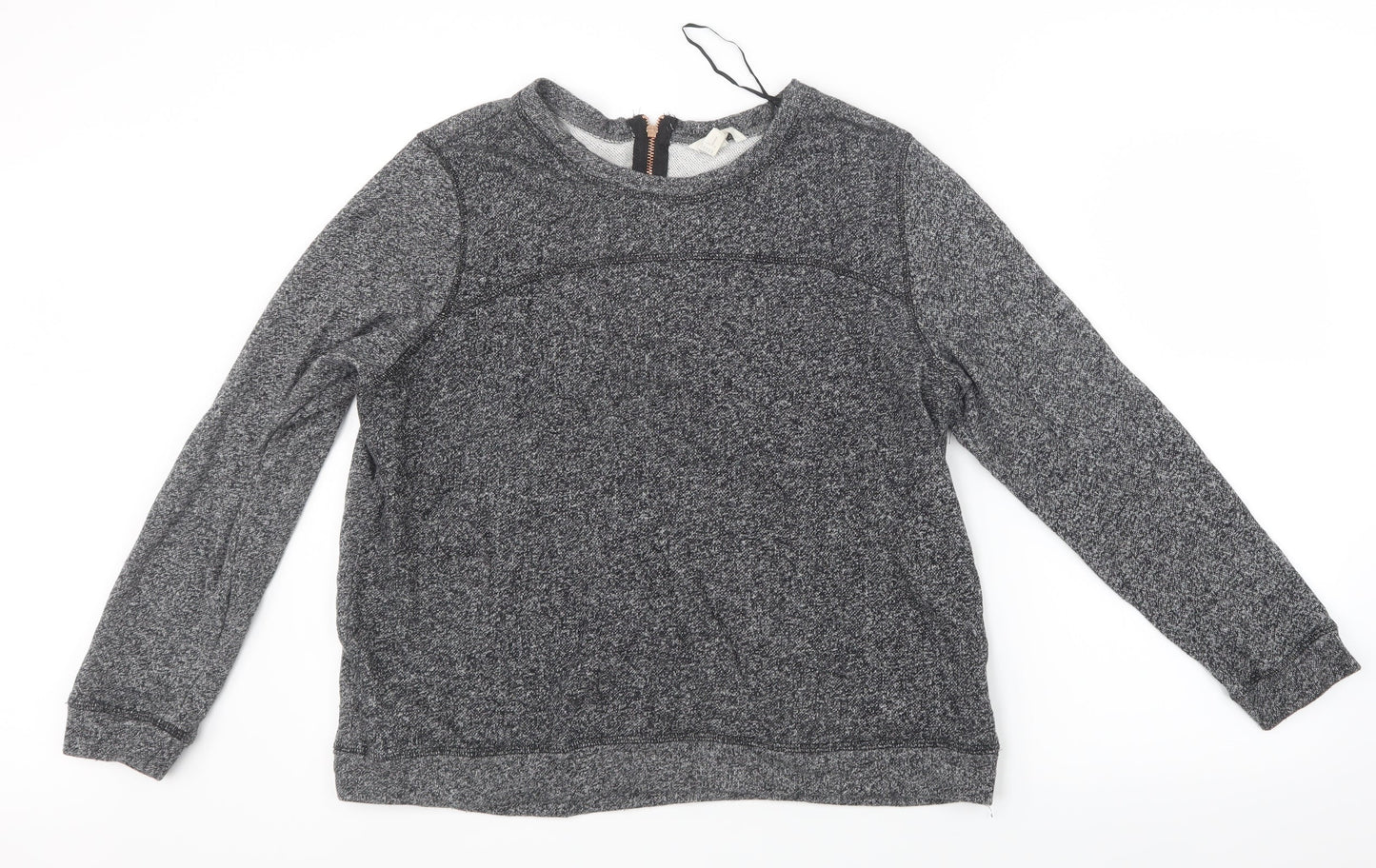 H&M Womens Grey  Knit Pullover Jumper Size 14