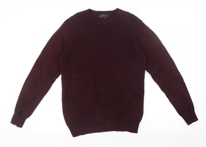 Preloved Easy Mens Purple  Knit Pullover Jumper Size S - Front