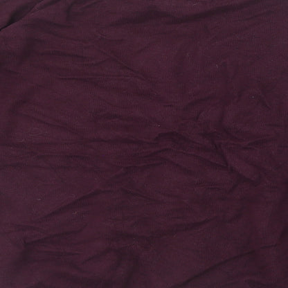 Preloved Threadbare Mens Purple  Knit Pullover Jumper Size M - Label