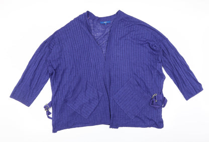 Preloved NEXT Womens Blue   Cardigan Jumper Size XL - Front