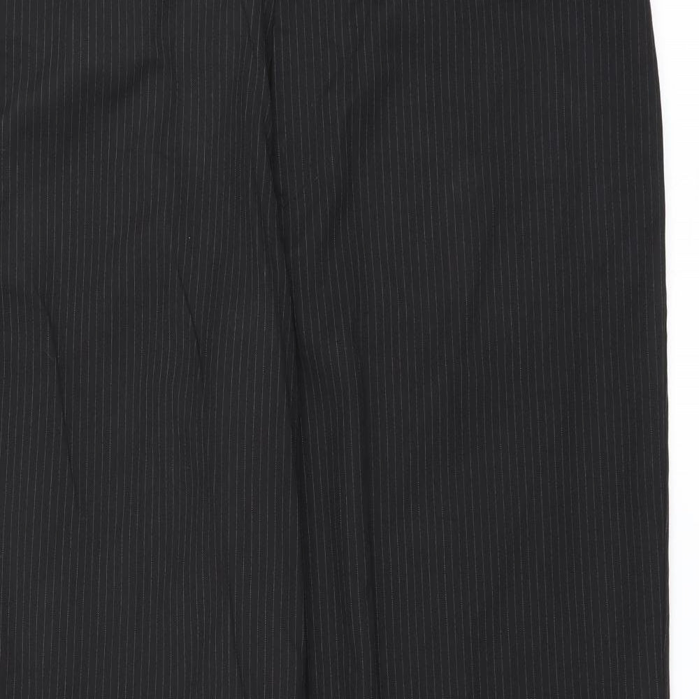 Burton Mens Beige Striped  Trousers  Size 38 in L30 in
