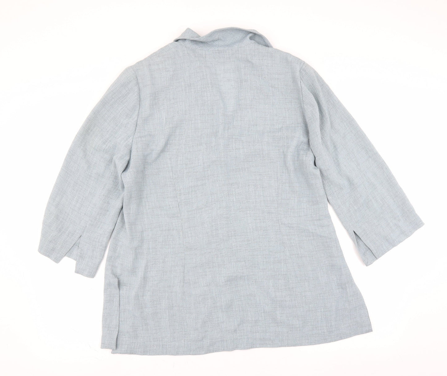 Luis Civit Womens Blue   Basic Blouse Size 18