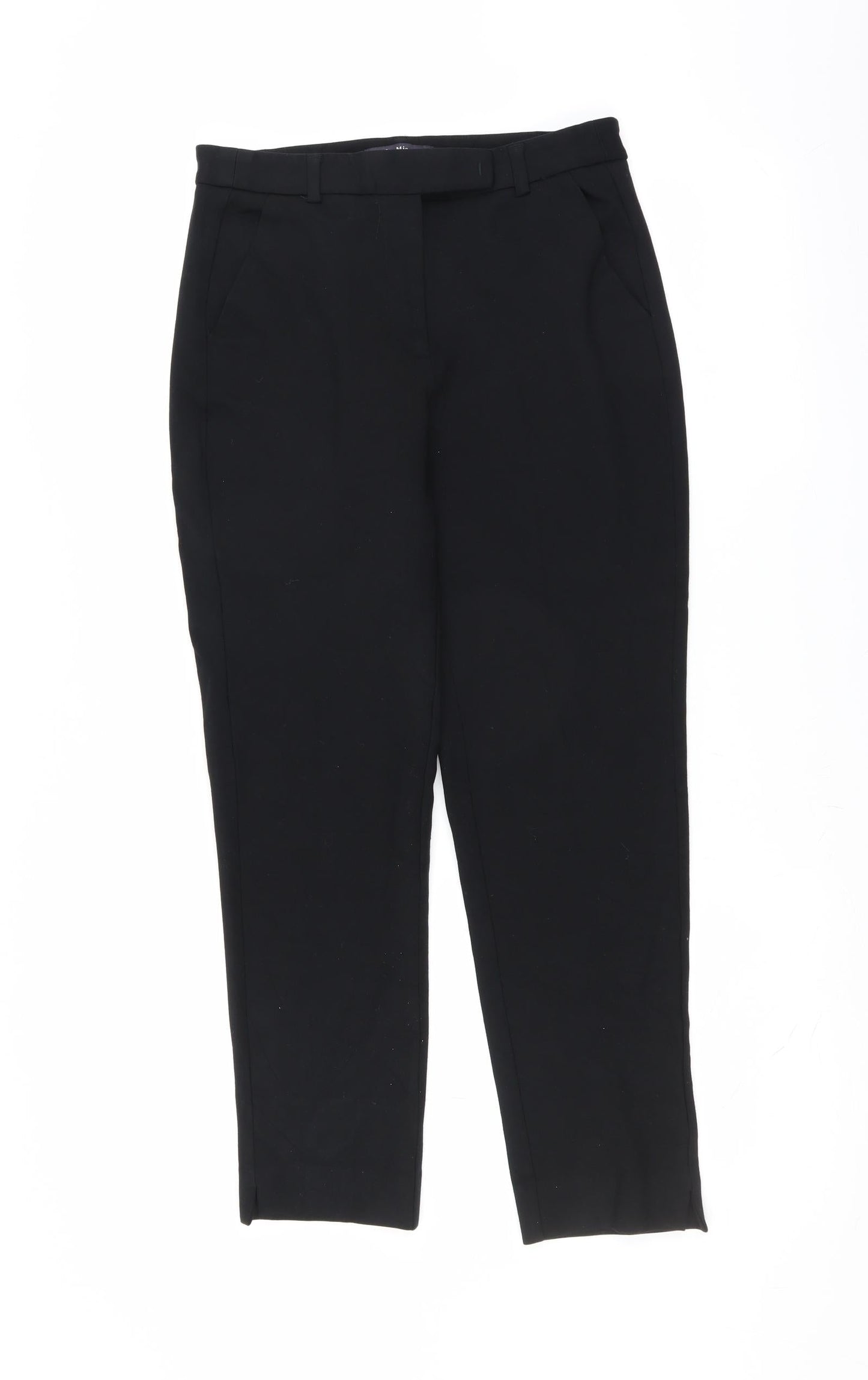 Marks and Spencer Womens Black   Trousers  Size 10 L25 in