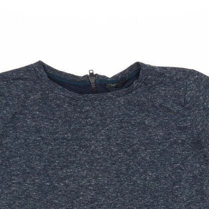 Preloved Topshop Womens Blue   Pullover Jumper Size 6 - Detail