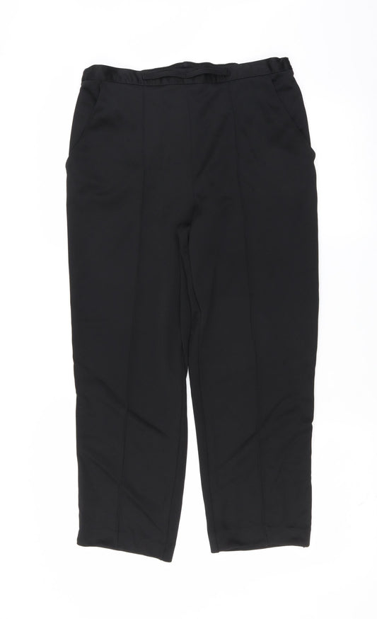 Bonmarché Womens Black   Trousers  Size 12 L26 in - jogger style