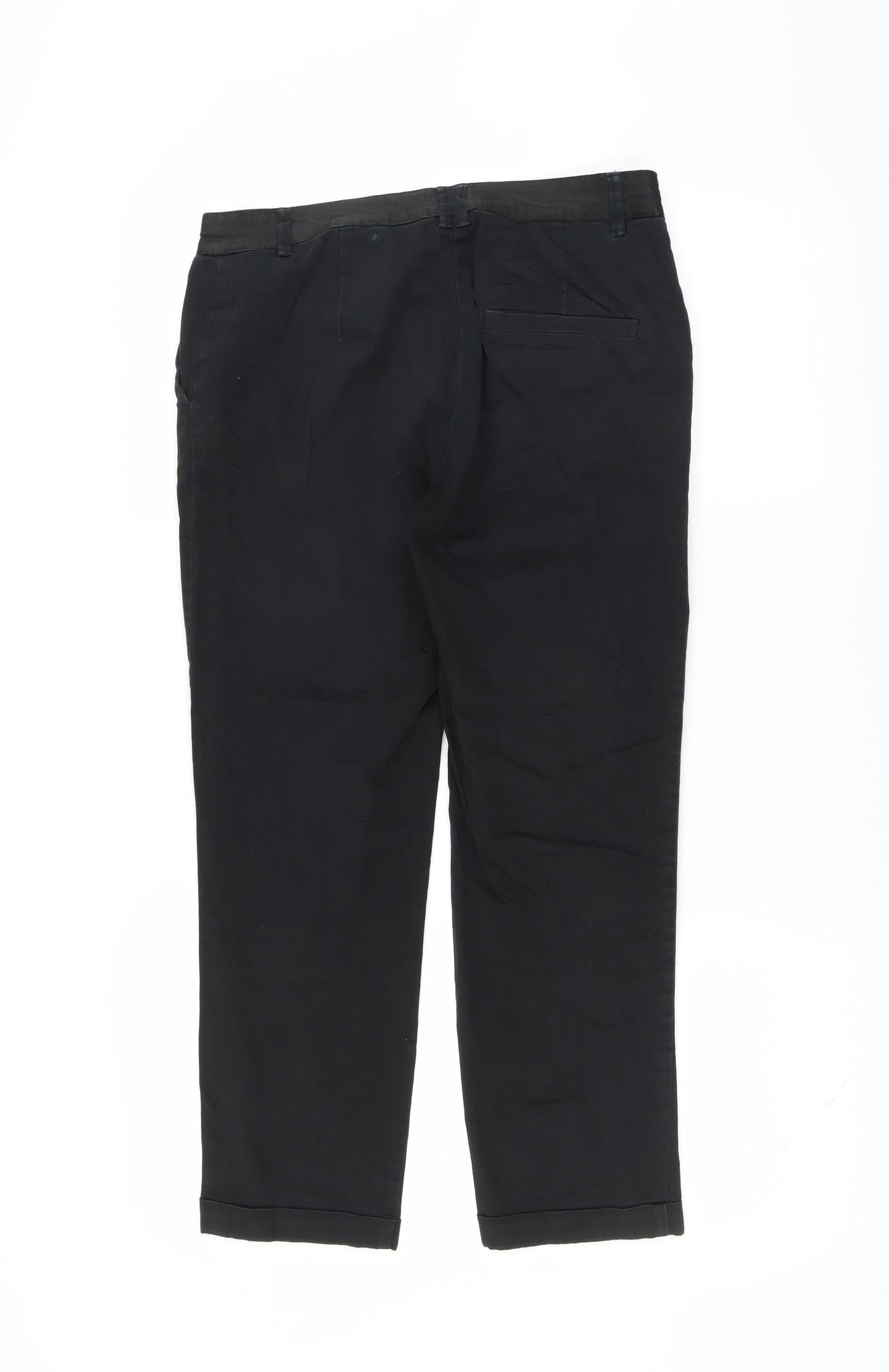H&M Mens Black   Trousers  Size 30 in L24 in