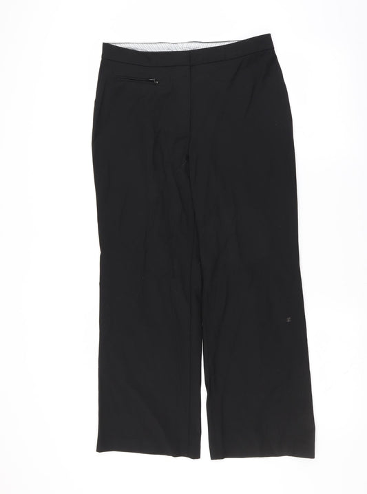 Marks and Spencer Womens Black   Trousers  Size 12 L27 in