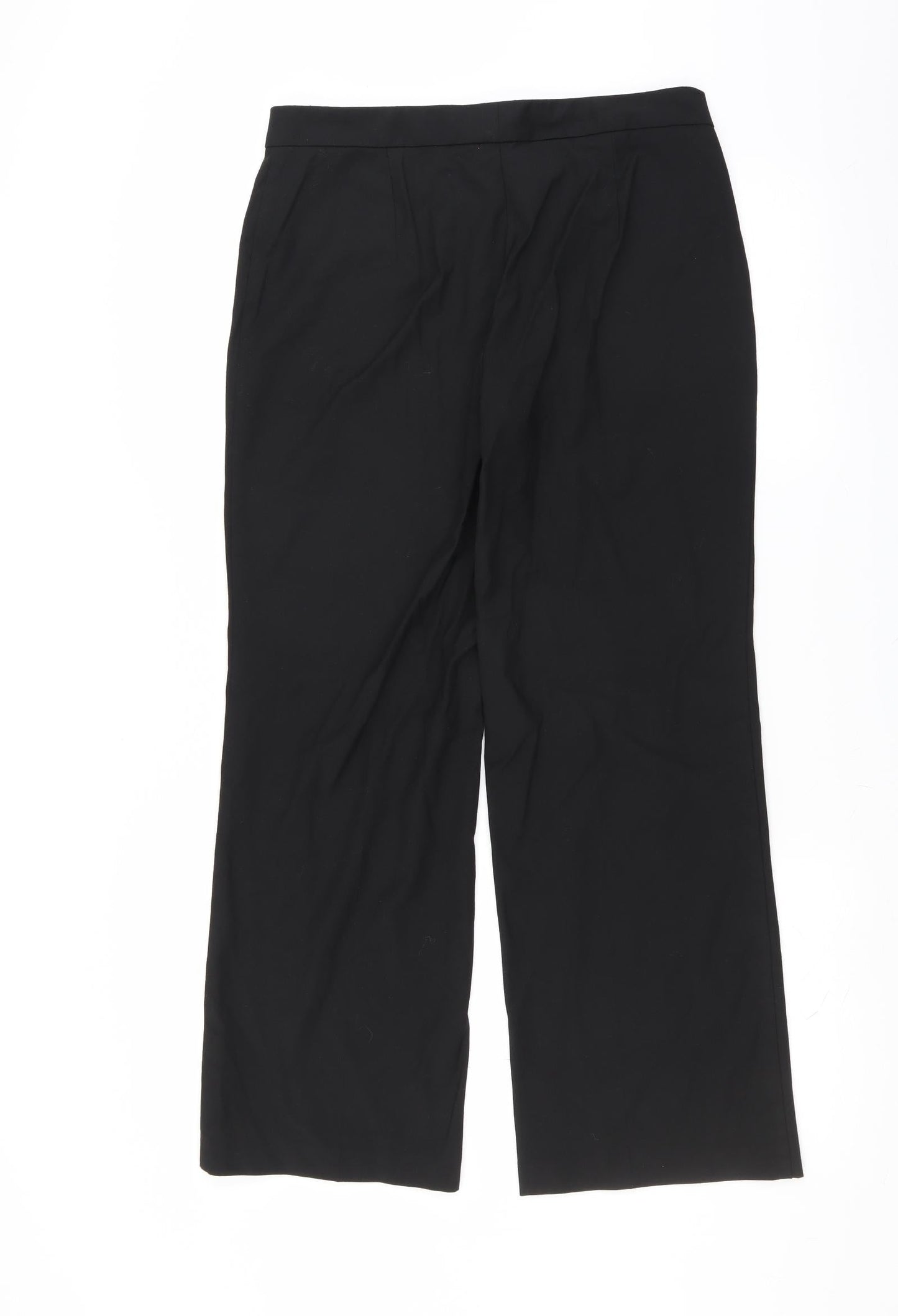 Marks and Spencer Womens Black   Trousers  Size 12 L27 in